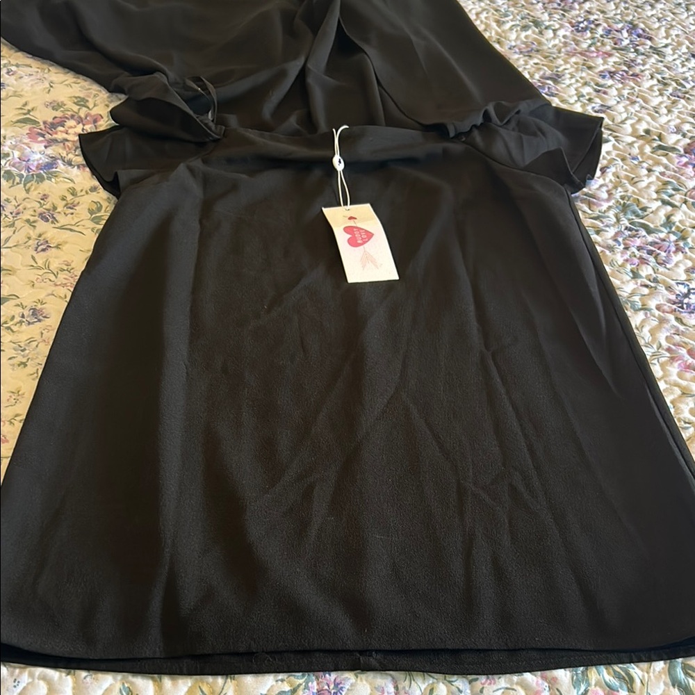 Stylish black ladies blouse